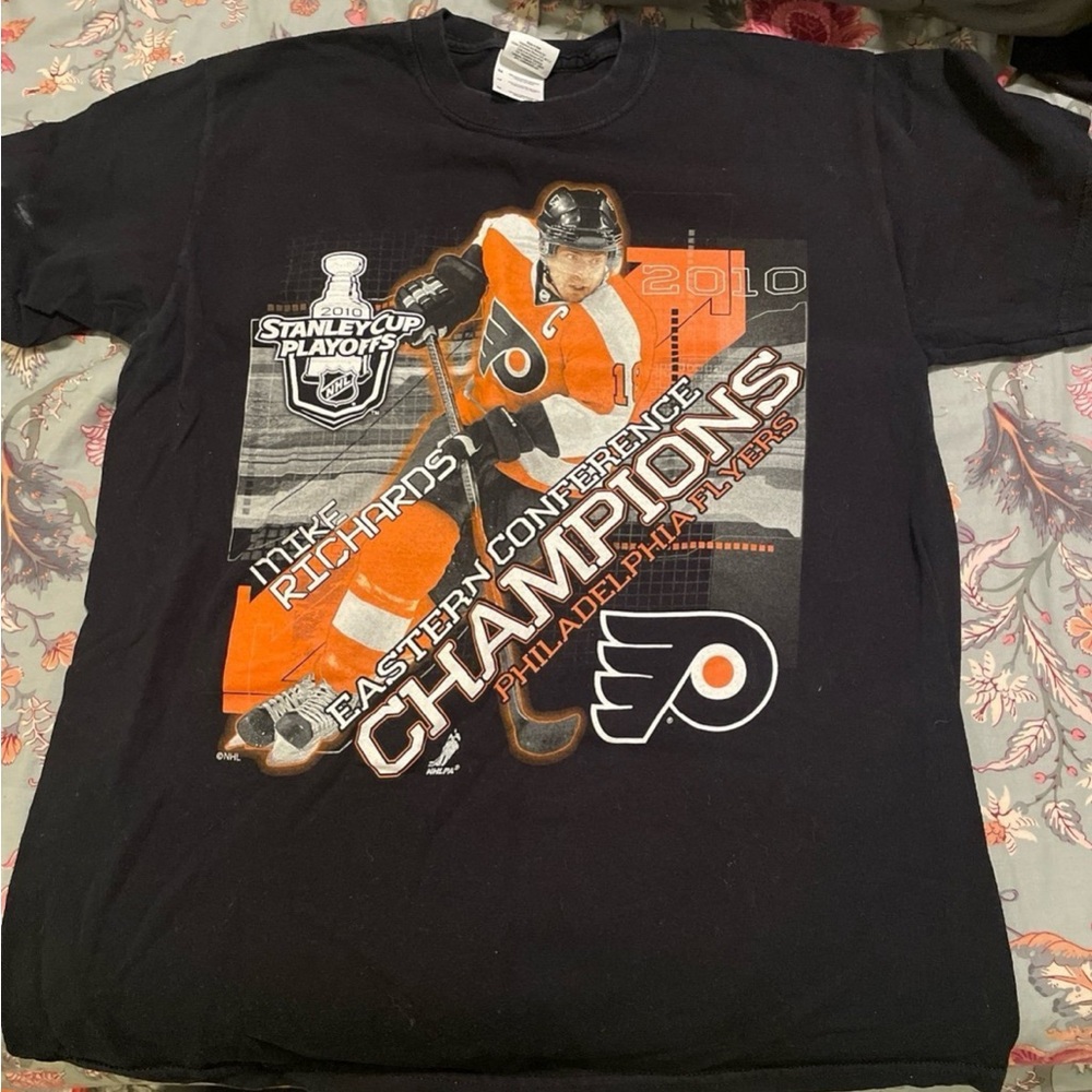 Mens flyers 2010 eastern conference champions Mike richards shirt